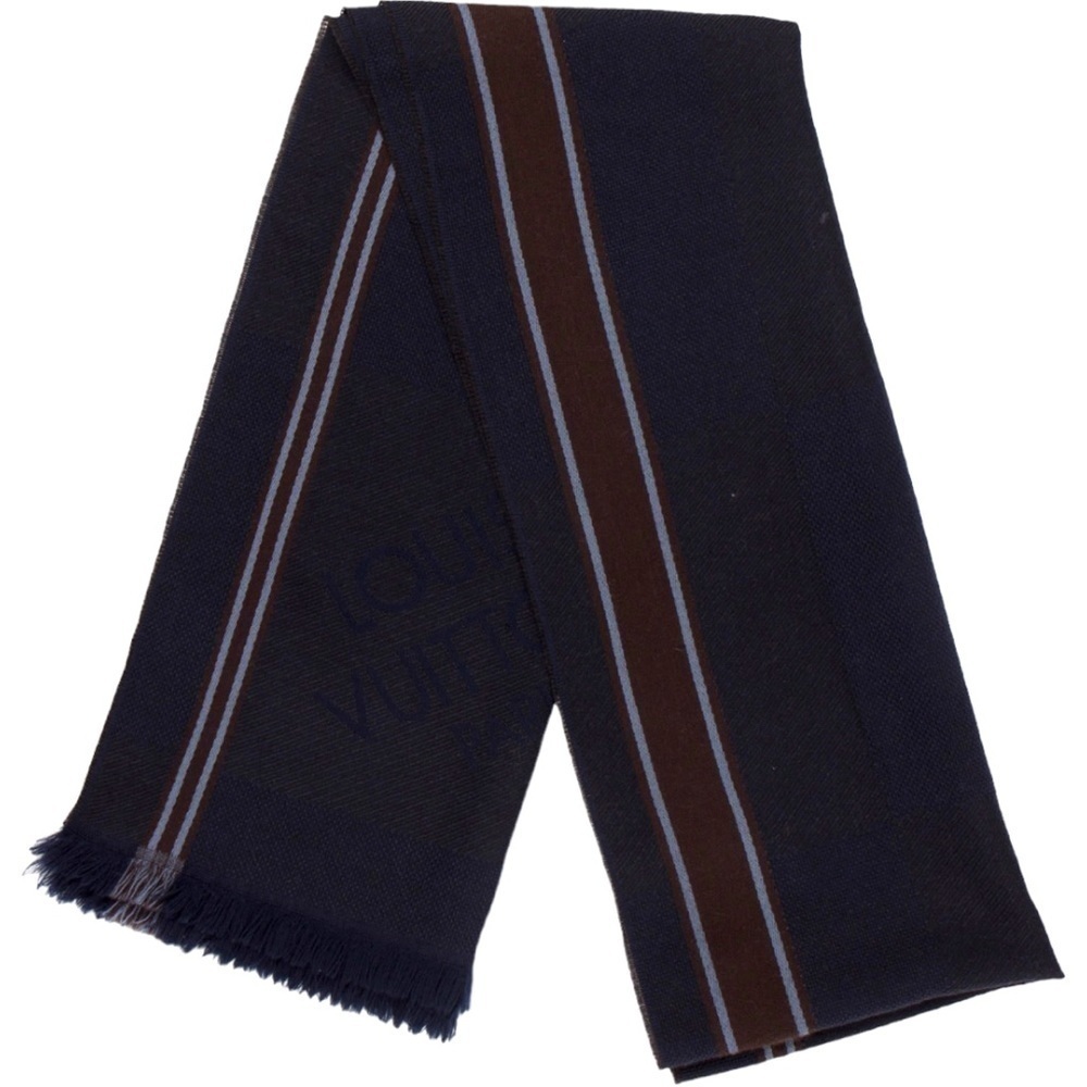 LOUIS Vuitton Authentic Men’s Messenger Damier Géant Scarf EUCŘ